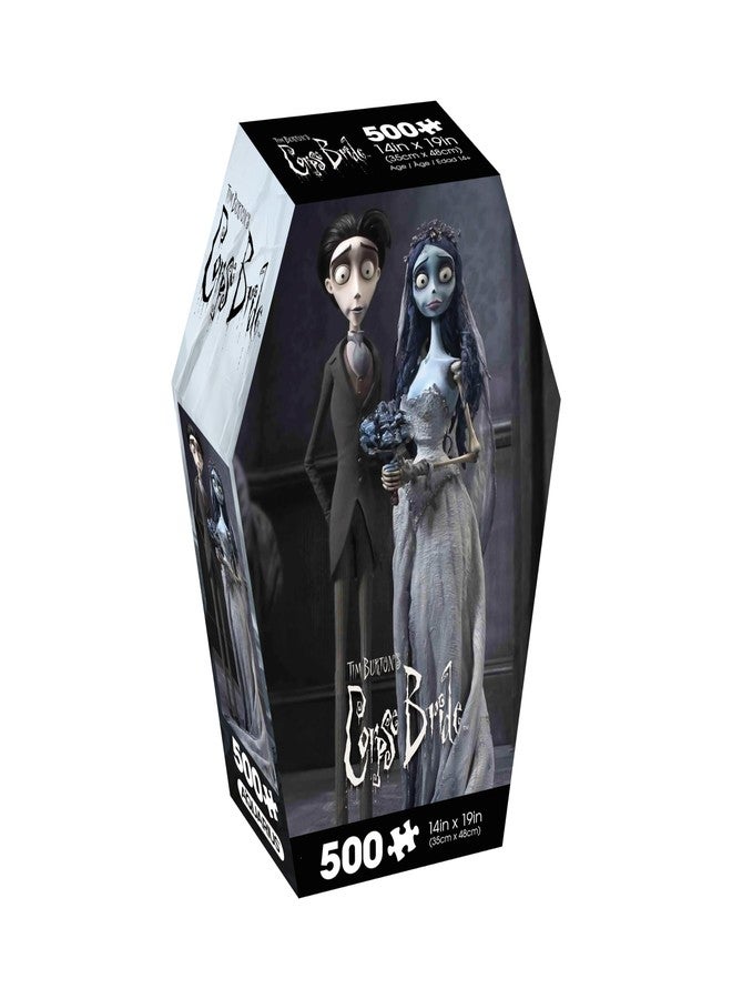 Aquarius Corpse Bride 500pc Puzzle (500 Piece Jigsaw Puzzle) - Glare Free - Precision Fit - Officially Licensed Corpse Bride Movie Merchandise & Collectibles - 14x19 Inches - Image 1